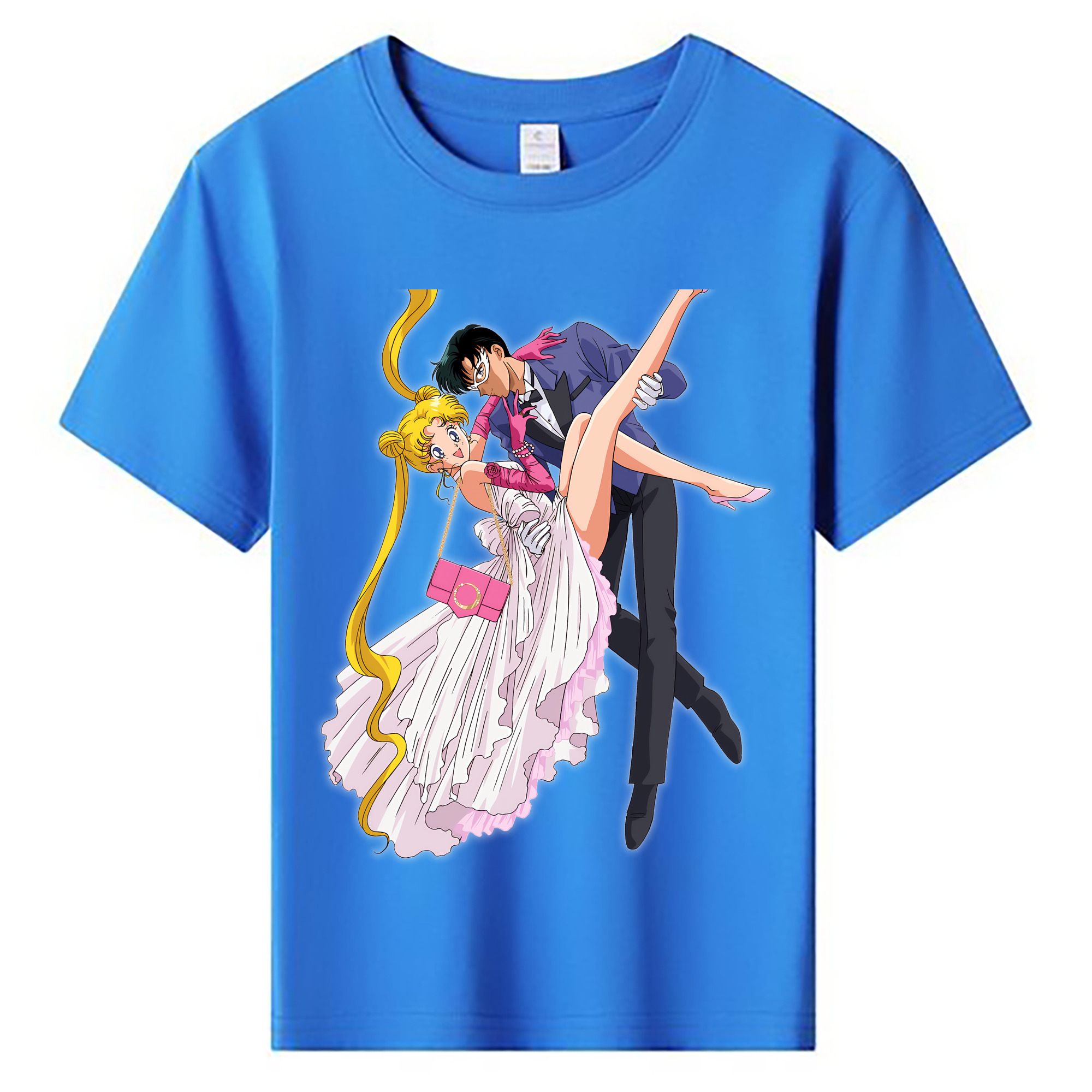 （画像用） 美少女戦士セーラームーン 愛野 美奈子 あいの みなこ Sailor Moon Aino Minako 綿100％キッズTシャツ（フロントプリント）